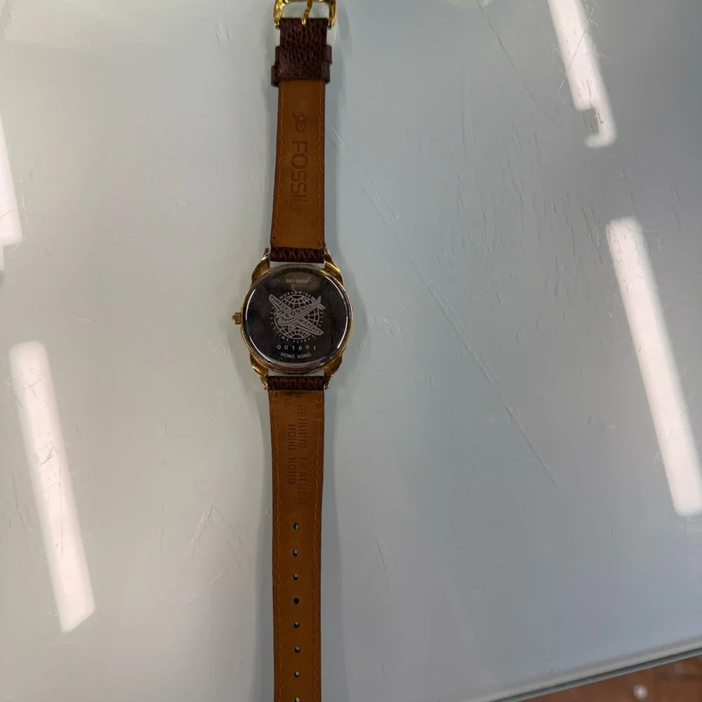Fossil Train Locomotive Watch SK5058‎ NIB Collector Set Taxi Tin